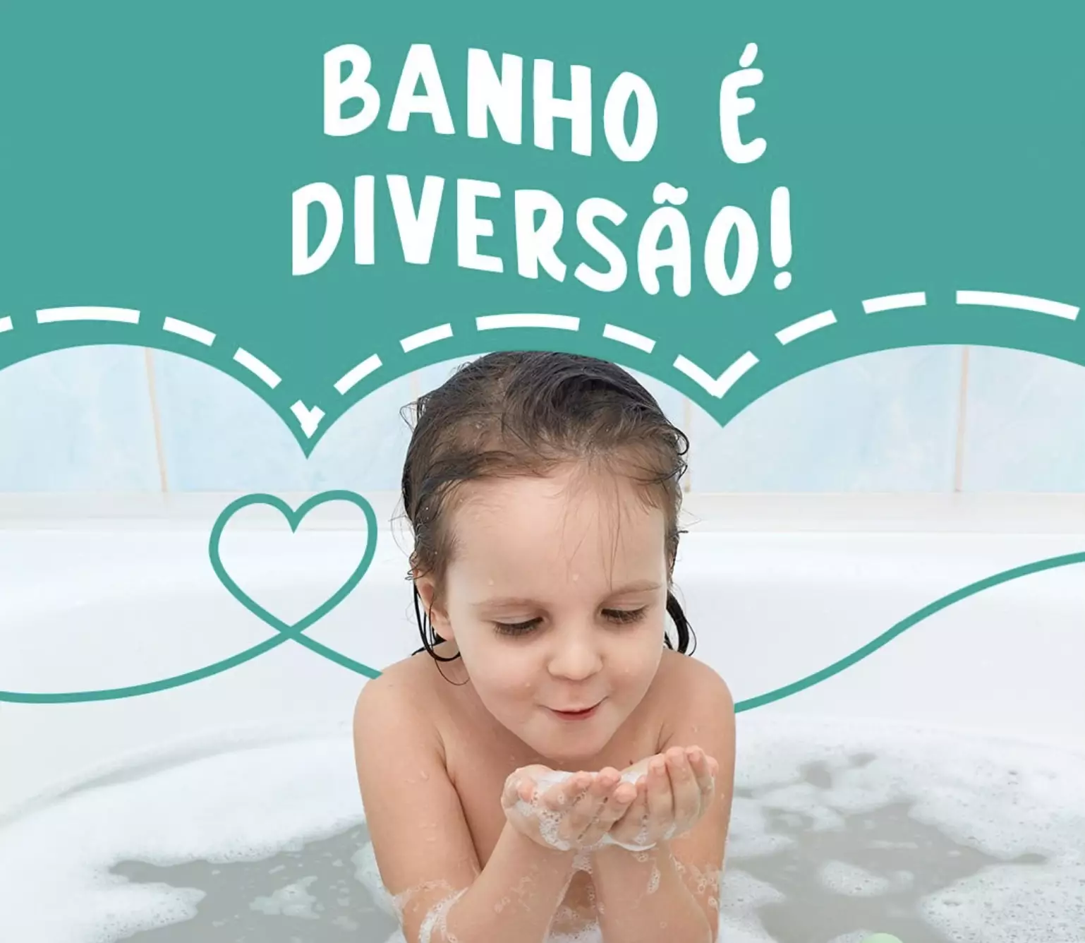 Menina no banho - Color Brinque - Just Real Moms