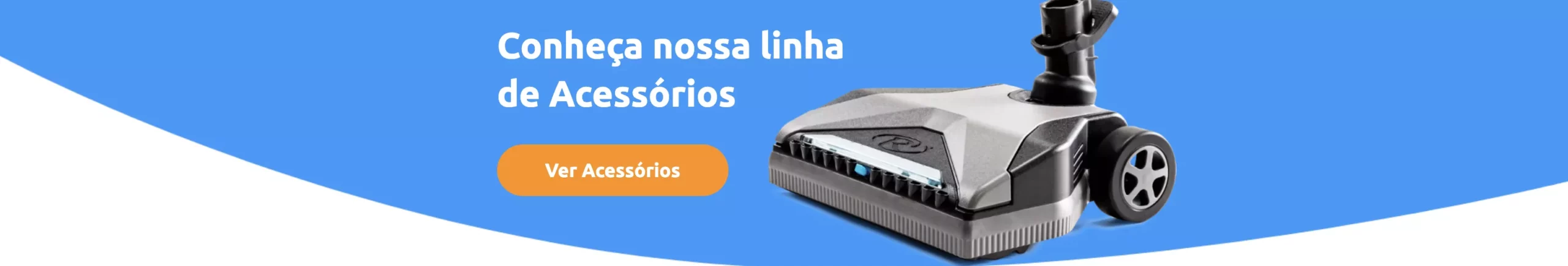 Banner falando "conheça nossa linha de acessórios" do aspirador Rainbow® - Just Real Moms