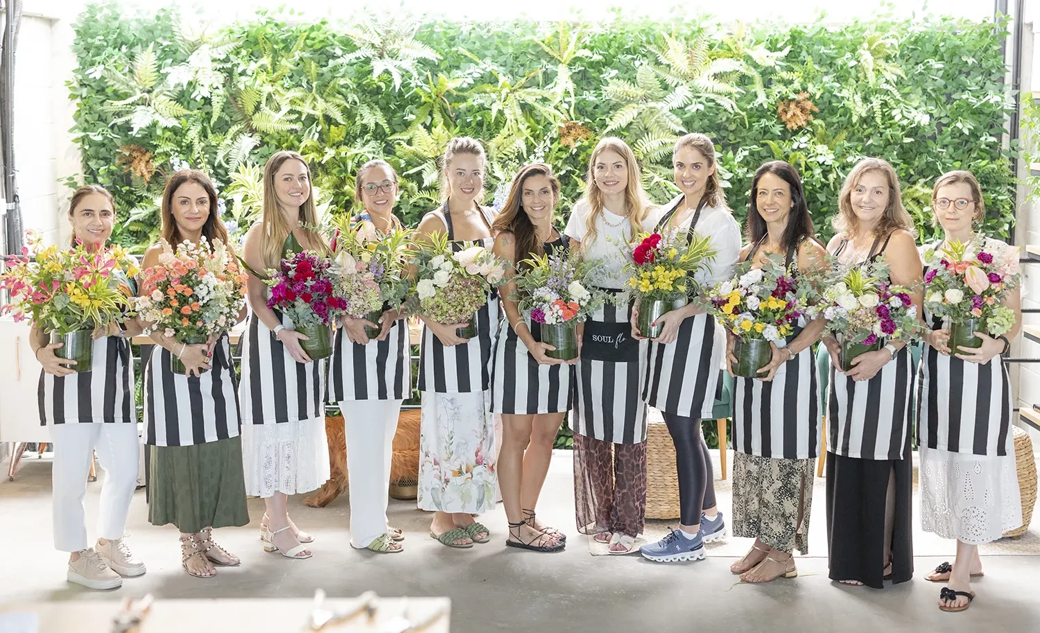 Grupo de mulheres que participaram do no Workshop da Soul Flo