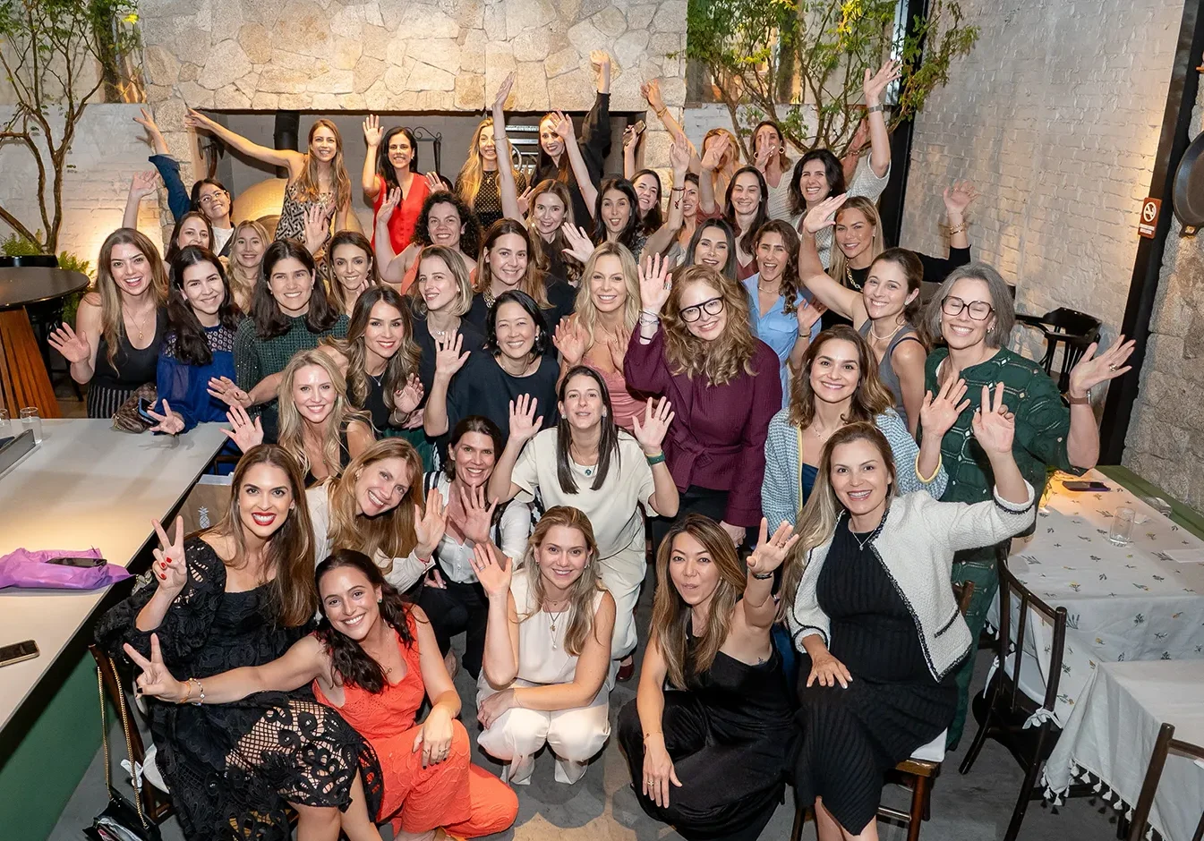 Convidadas no evento Petit Comitê com as Mães da Pracinha da Vila Nova Conceição, na Casa DUPAC, com tema de menopausa - Just Real Moms