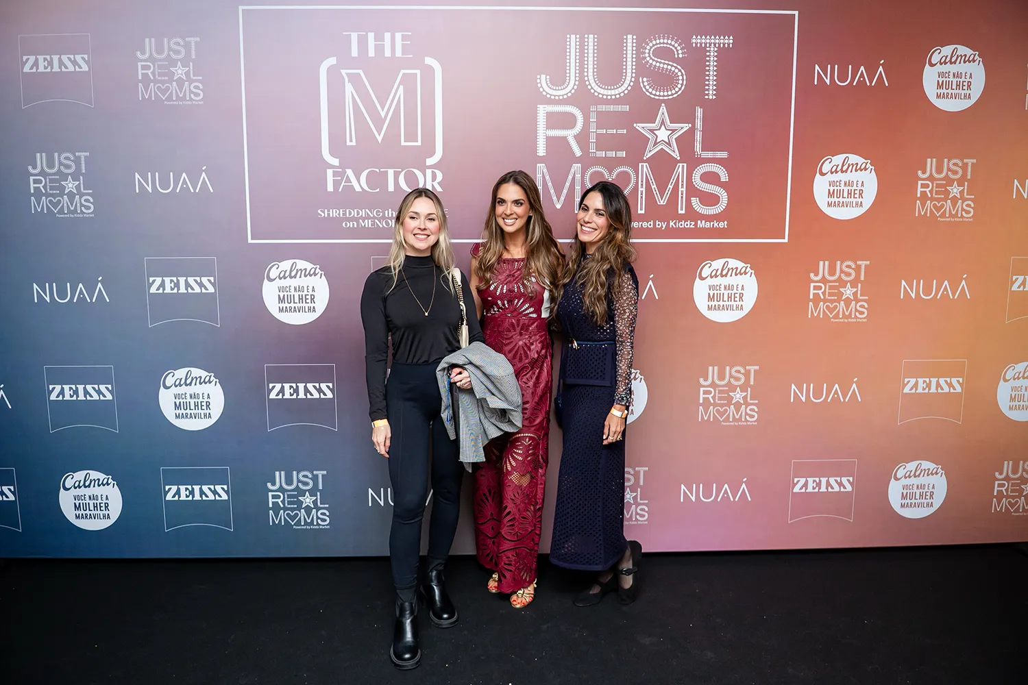 Fernanda Paronetto com Andressa Simonini e Fefa Alfano no The M Factor no Cinépolis do JK Iguatemi - Just Real Moms