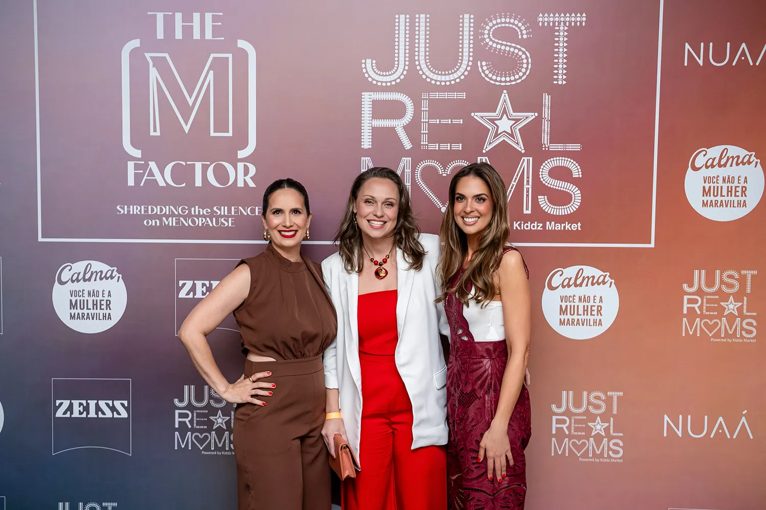 Fernanda Paronetto com Karina Godoy e Dra. Ana Priscila Soggia no The M Factor no Cinépolis do JK Iguatemi - Just Real Moms