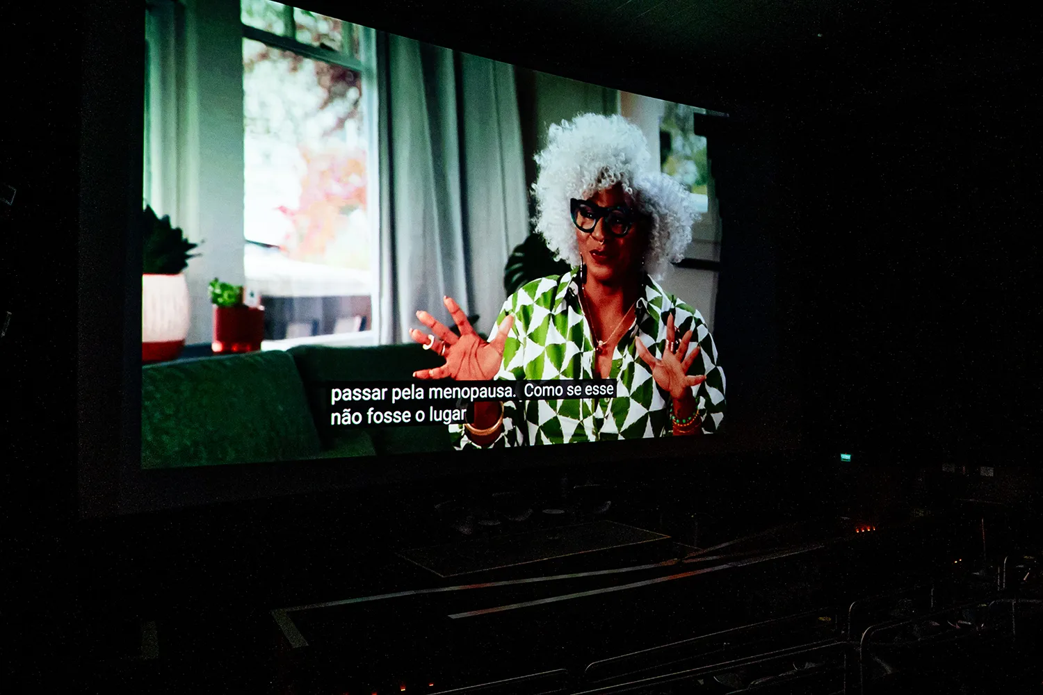 Cena do documentário americano The M Factor, sobre Menopausa