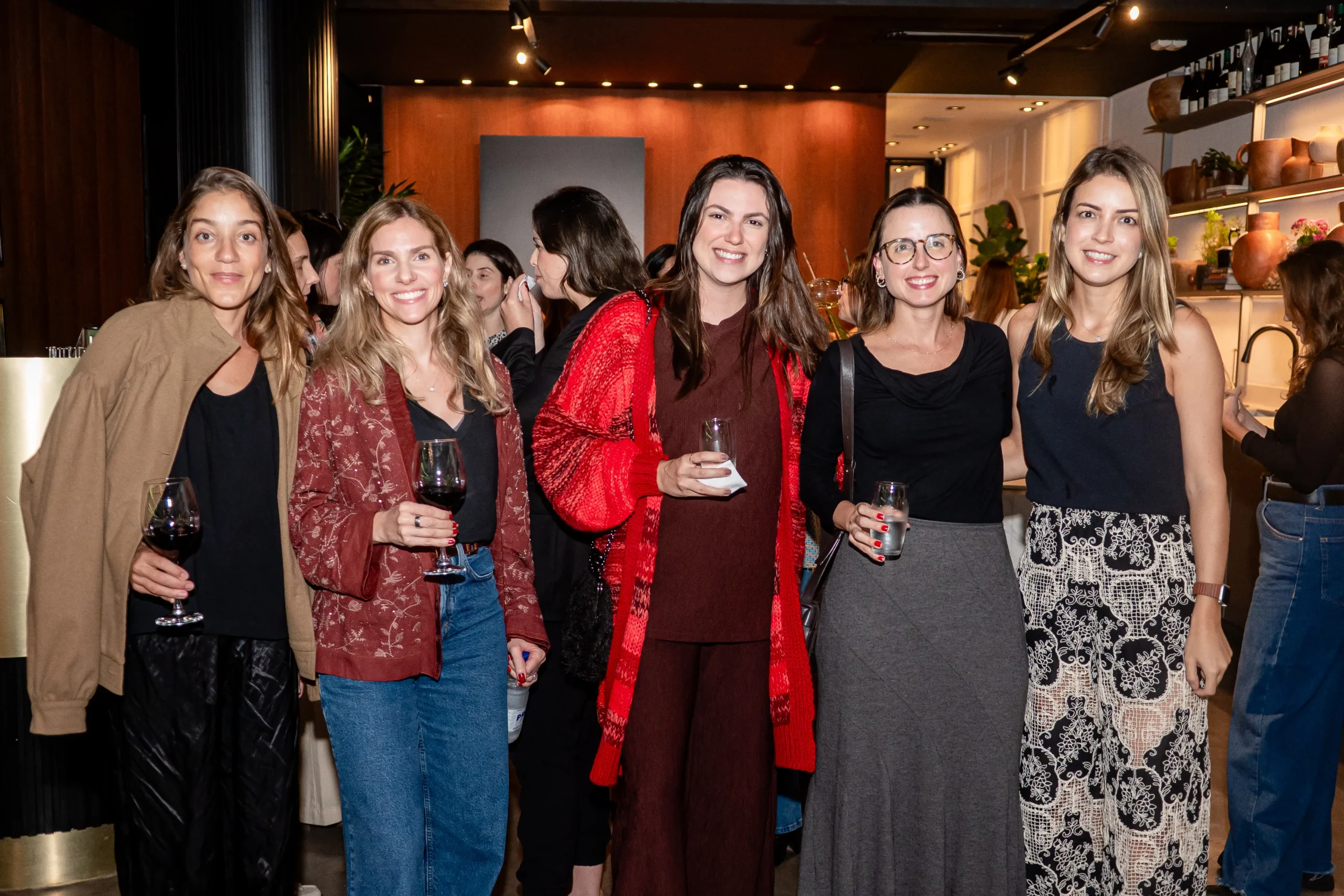 Happy Hour no evento de Inteligência Artificial das Mães da Pracinha da Vila Nova Conceição e Just Real Moms