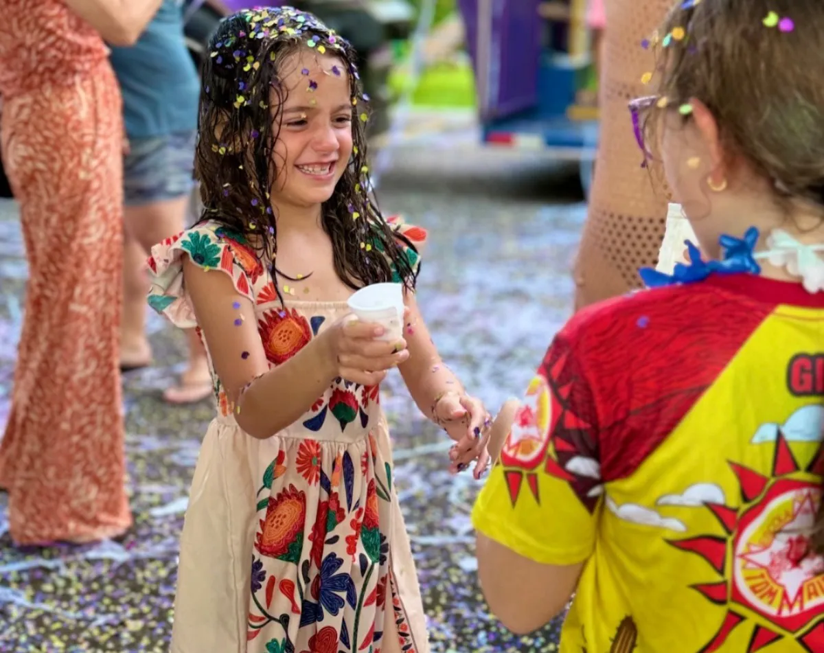 Menina no Carnaval do Hotel JP Ribeirão Preto Resort & Convenções