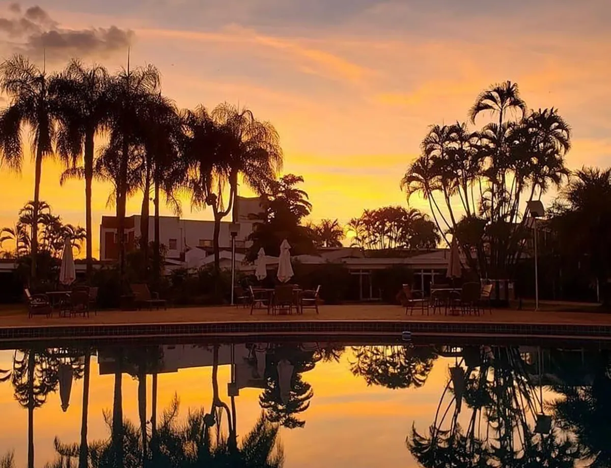 Pôr do sol do Hotel JP Ribeirão Preto Resort & Convenções