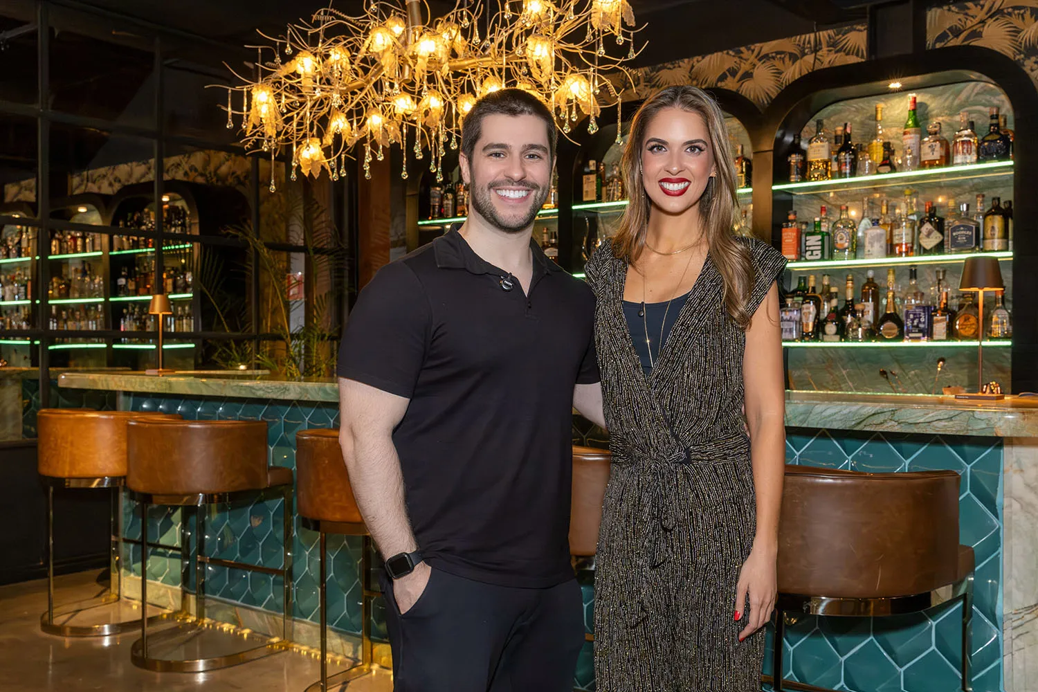 Sócios Fê Paronetto e Ale Capella, da Mais Mu no lançamento do High Connection