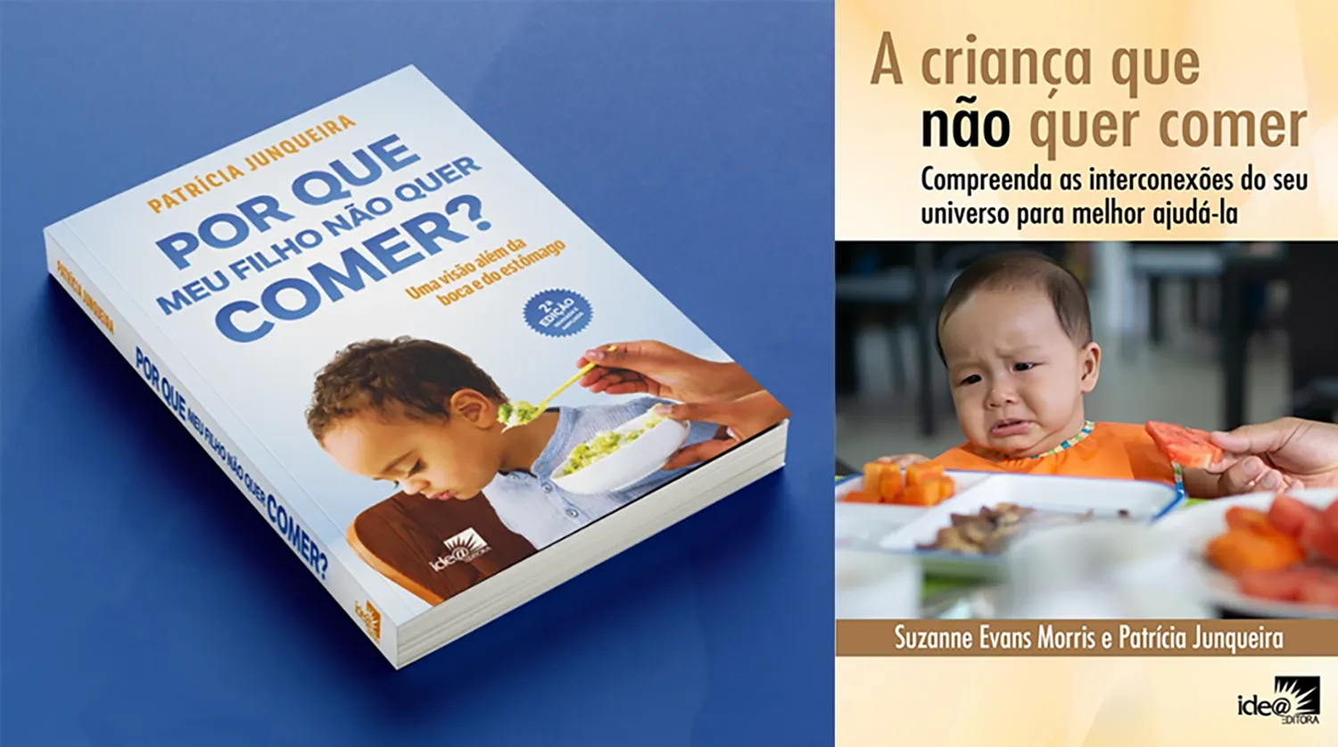 Livros da Dra. Patricia Junqueira, Fonoaudióloga especialista em distúrbios alimentares infantis