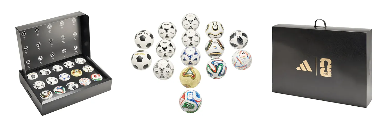 Conjunto Histórico de Minibolas da Copa do Mundo FIFA - Ludique