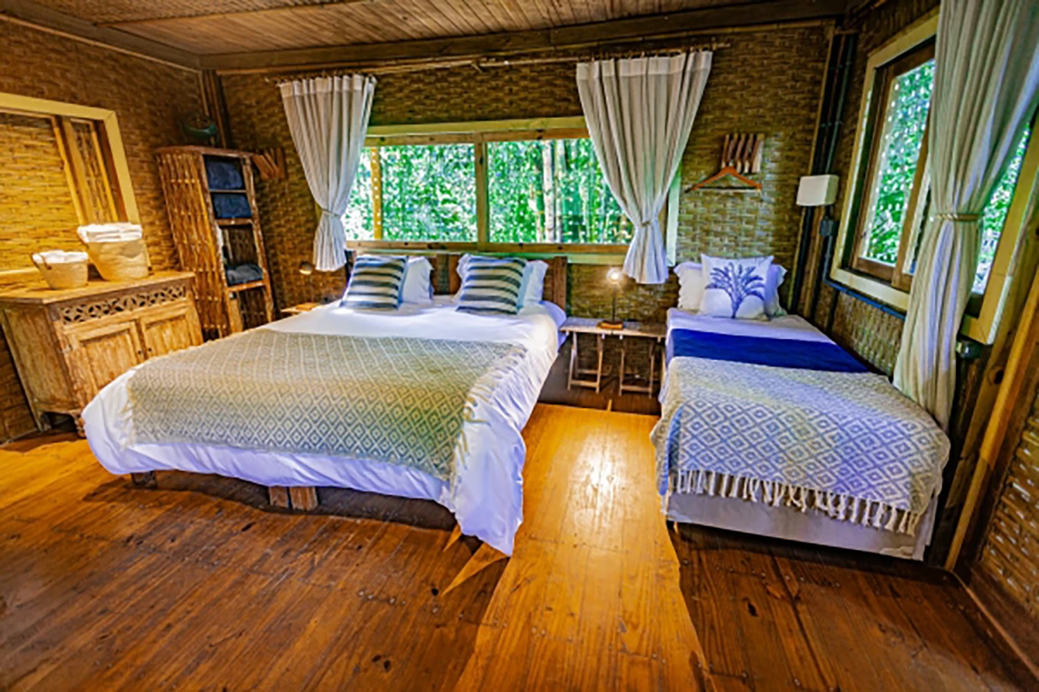 Dormitório no Banana Bamboo EcoResort