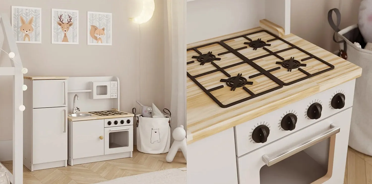 Mini Cozinha Maria Eduarda - Gepeto Móveis Infantis - Brinquedos Educativos