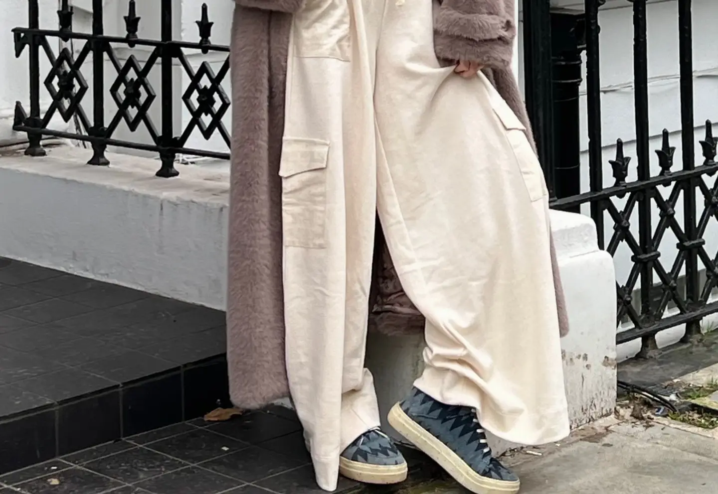 Tênis lace up marinho da Arcas Bear