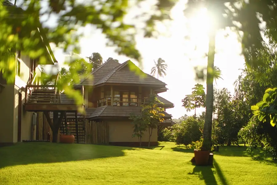 Area externa da Pousada Anttunina em Alagoas - para as férias de julho