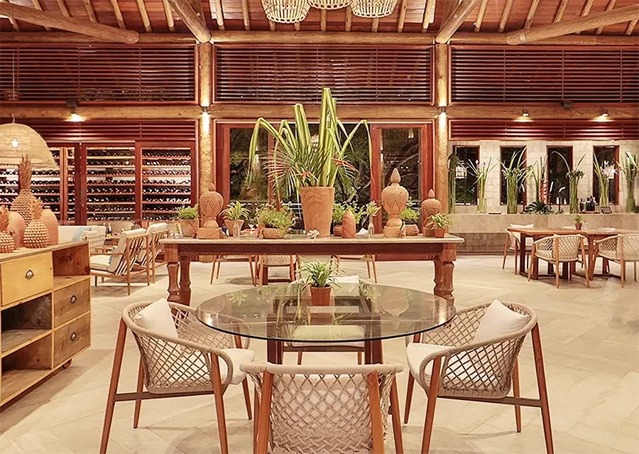 Restaurante da Pousada Anttunina em Alagoas - para as férias de julho