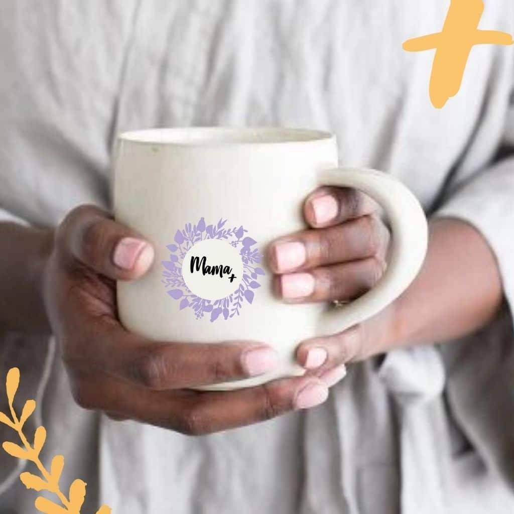 Caneca Chá Mama Mais Just Real Moms