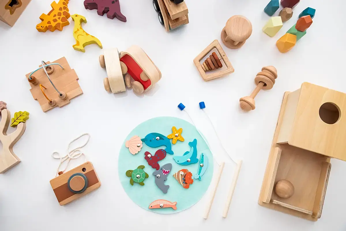 kit aberto de brinquedos educativos para aluguel mensal