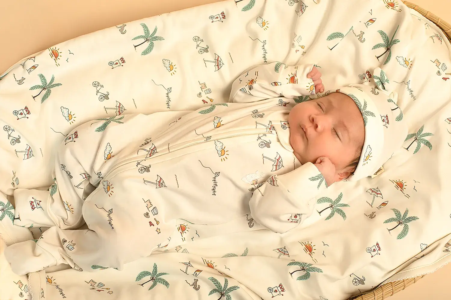 Recém-nascido body estampado - Bambini Per Bambini