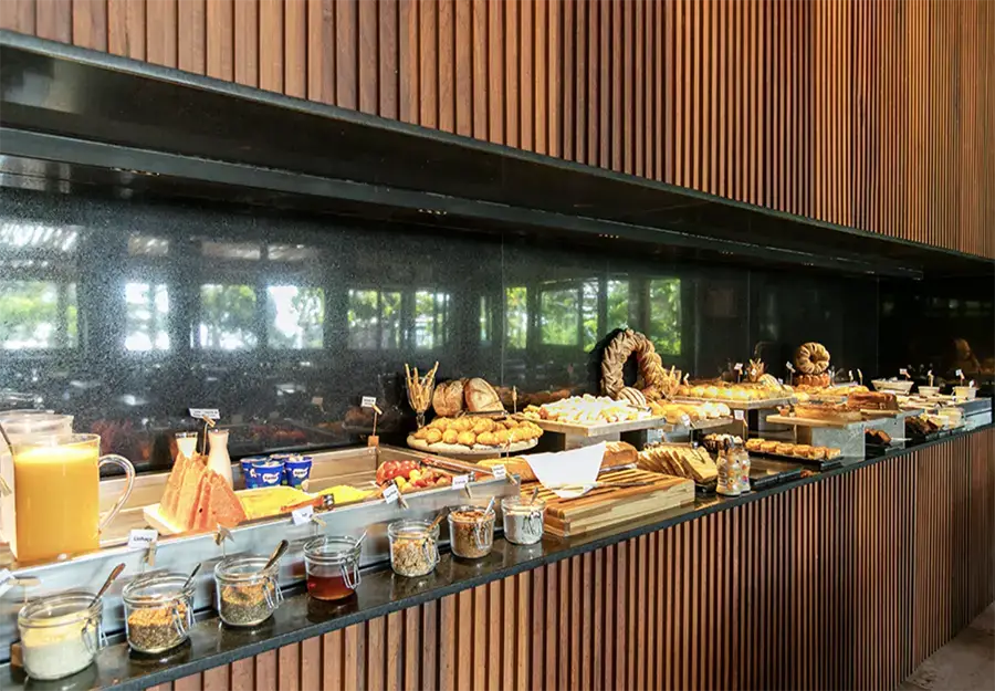 Café da manhã do Kuara Hotel na Bahia - para as férias de julho em família