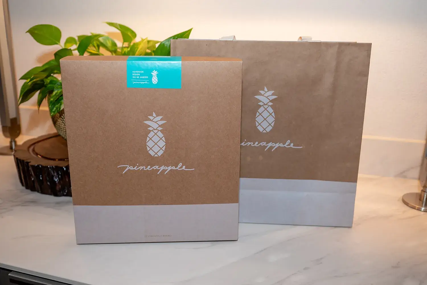 Pineapple brand com produto para sorteio no Petit Comitê com as Mães da Pracinha da Vila Nova Conceição, na Casa DUPAC, com tema de menopausa - Just Real Moms