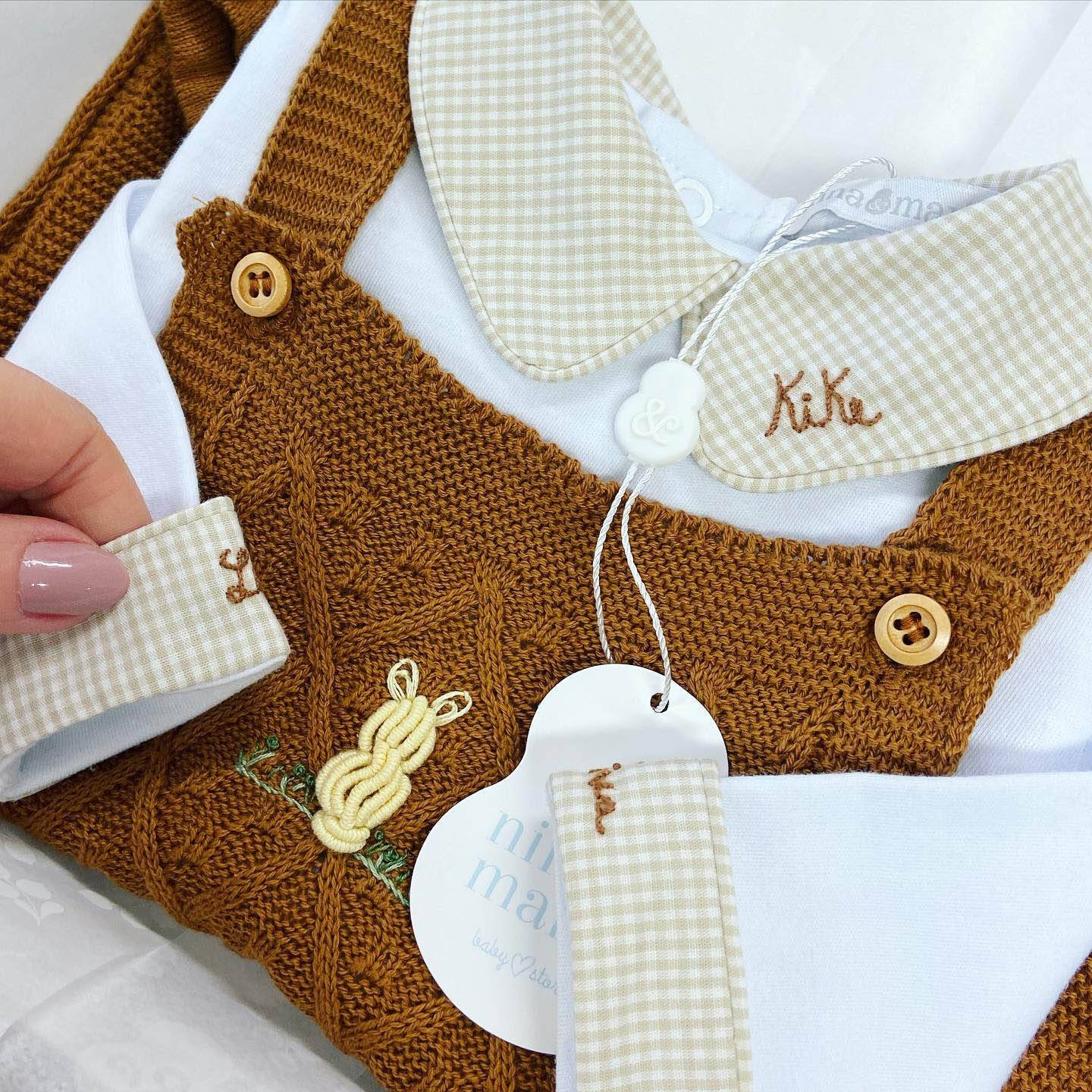 Bordado Nina e Maria Enxoval Just Real Moms