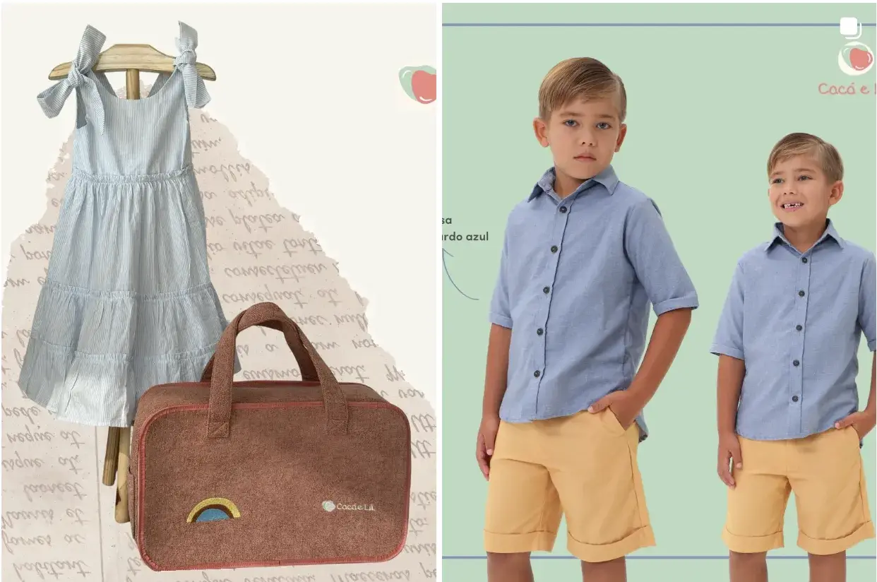 Malinha da Caca e Lili Moda Infantil