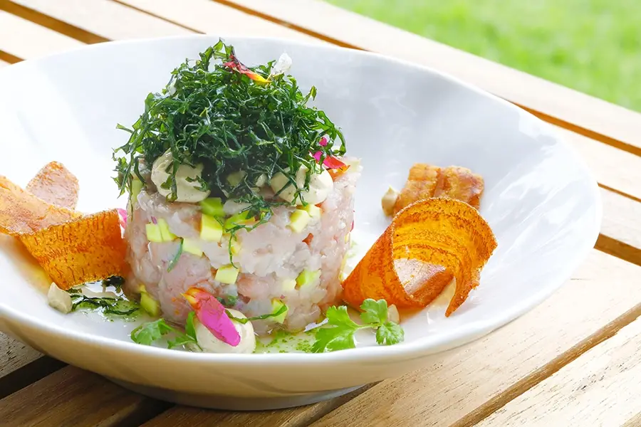 Comida servida na Pousada Anttunina em Alagoas - para as férias de julho