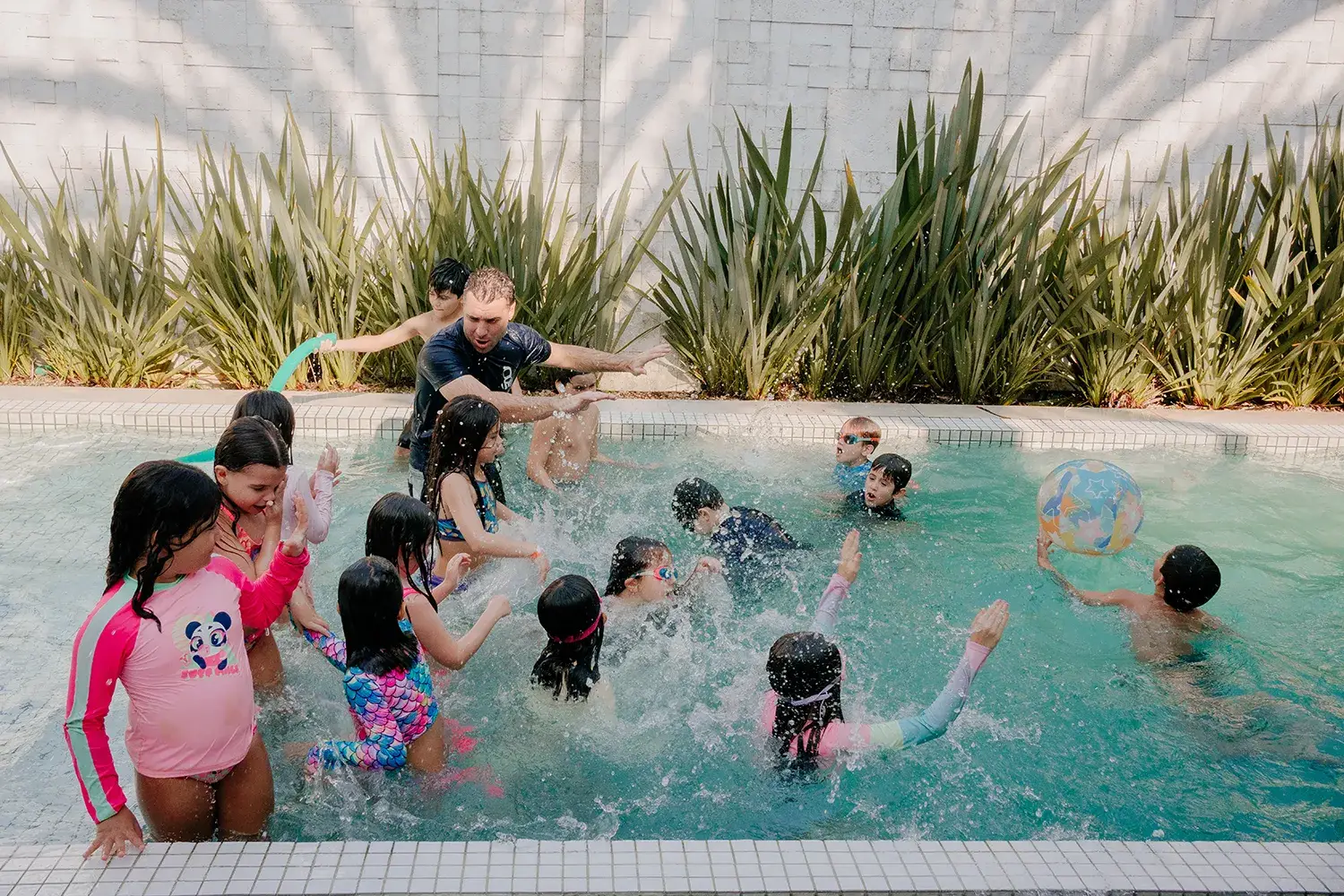 Pool Party com crianças