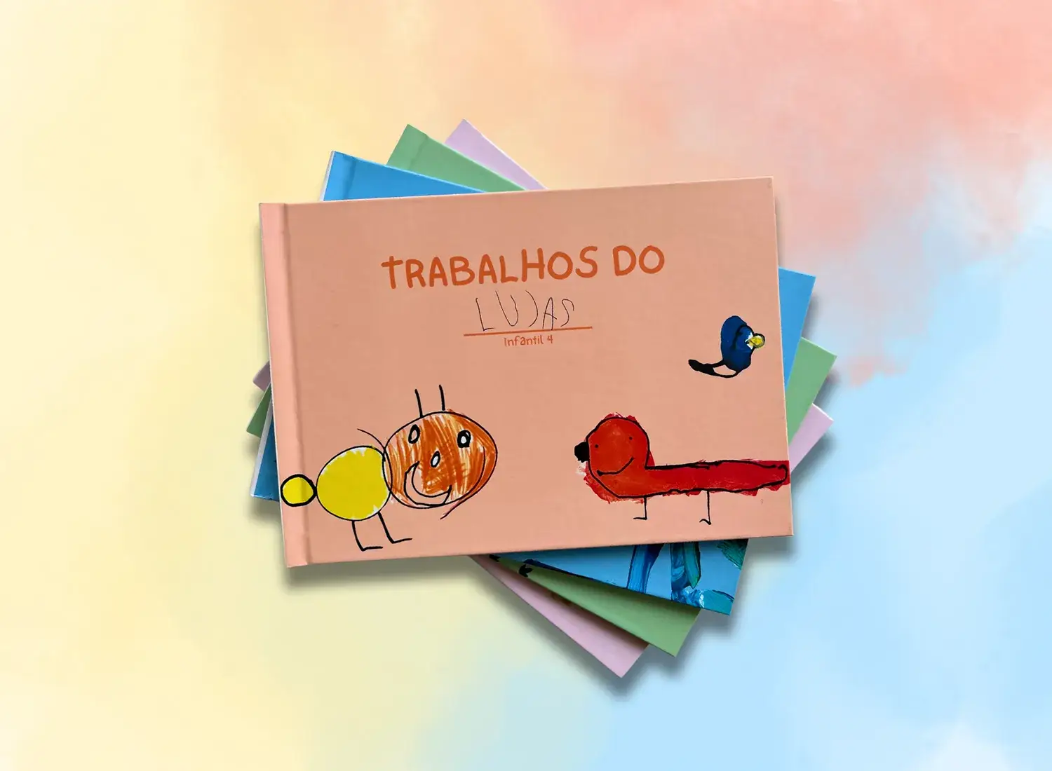 Capa dos livros infantis personalizados da Contos de Infância