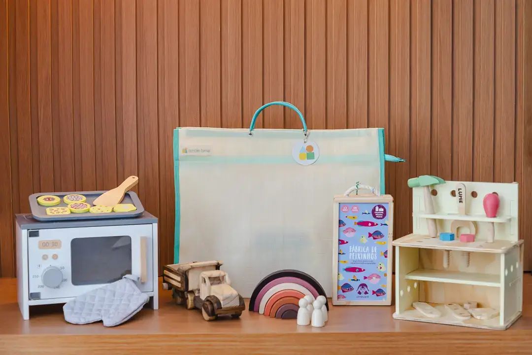 kit de brinquedos educativos para aluguel mensal