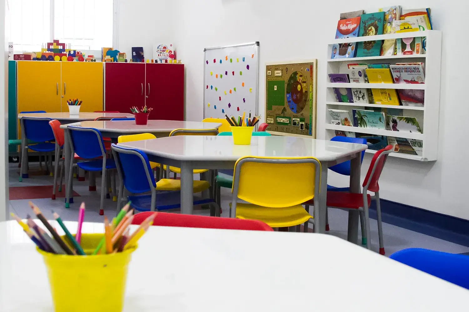 sala de aula da Petit Kids Cultural Center, escola infantil bilingue
